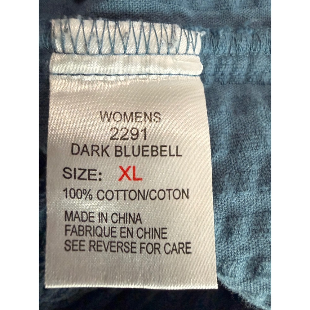 Woolrich Womens XL Blue Corduroy Full Zip Jacket 2291 Dark Bluebell Cotton - Picture 6 of 7